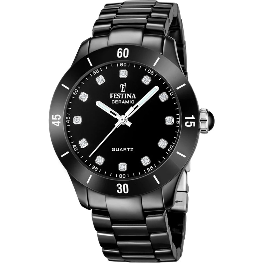 MONTRE Femme FESTINA CERAMIQUE NOIRE F20723/2