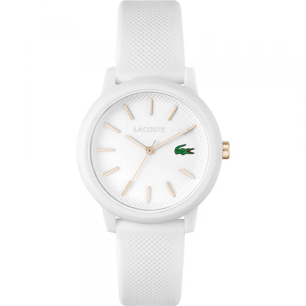 MONTRE Mixte LACOSTE 12.12 silicone blanc 2001211