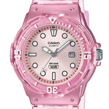 Charger l&#39;image dans la galerie, MONTRE Femme CASIO ROSE TRANSPARENT LRW-200HS-4EVEF
