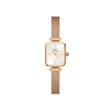 Charger l&#39;image dans la galerie, MONTRE Dame Quadro Mini Melrose Rose Gold Champagne DANIEL WELLINGTON DW00100651
