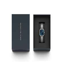 Charger l&#39;image dans la galerie, MONTRE Dame Quadro Lumine Bezel 5-Link Arctic DANIEL WELLINGTON DW00100670
