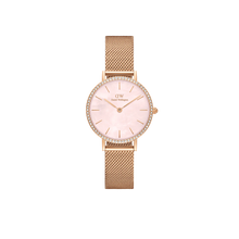 Charger l&#39;image dans la galerie, MONTRE Dame Petite Lumine Bezel melrose pink DANIEL WELLINGTON DW00100663
