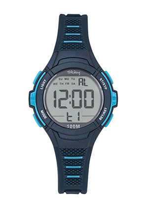 MONTRE ENFANT TEKDAY DIGITAL BLEU  654661