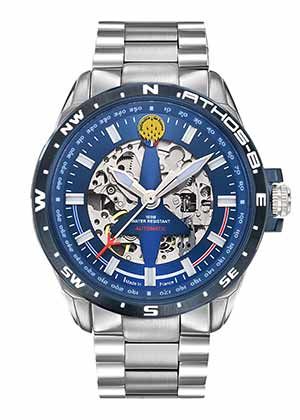 MONTRE PATROUILLE DE FRANCE ATHOS 8 ACIER AUTOMATIQUE 668110